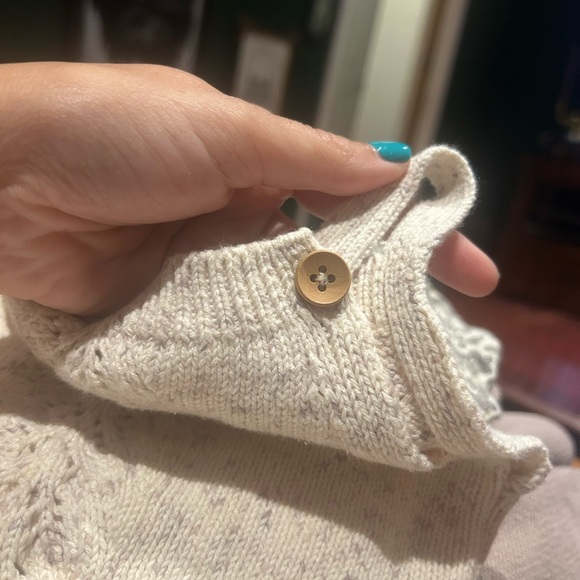 Jamie Kay Soft Cream Knit Romper - Picture 3 of 6